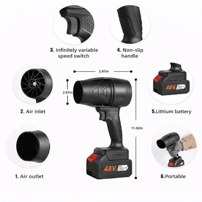 Jetblower™ - The Most Powerful Rechargeable Turbo Air Blower System (150,000 RPM)