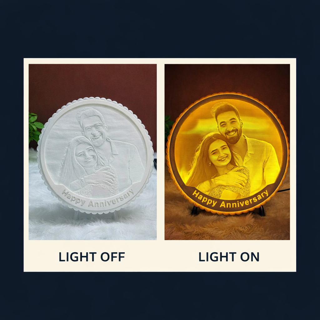 Personalised 3D Printed Led Frame